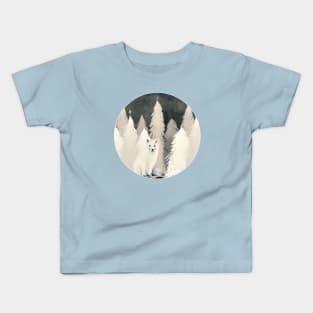 Arctic Wolf Sticker Kids T-Shirt